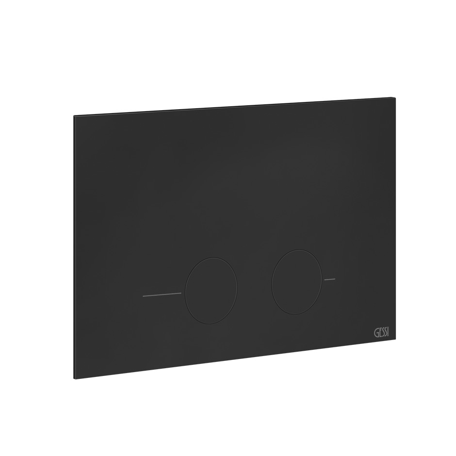 [1625C0263] Plaque de déclenchement GESSI pour Geberit Sigma 8 et Sigma 12, 299 Noir XL