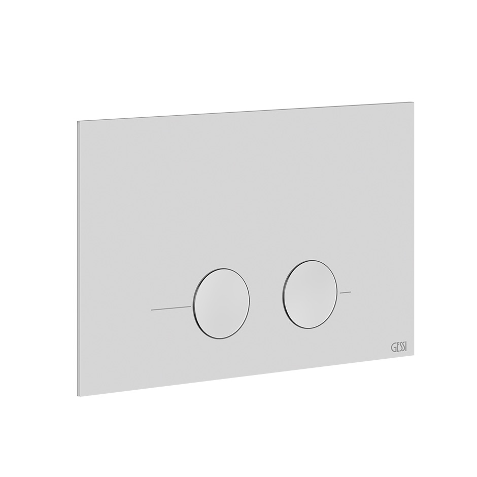 [1625C0265] Plaque de déclenchement GESSI pour Geberit Sigma 8 et Sigma 12, 279 Blanc mat