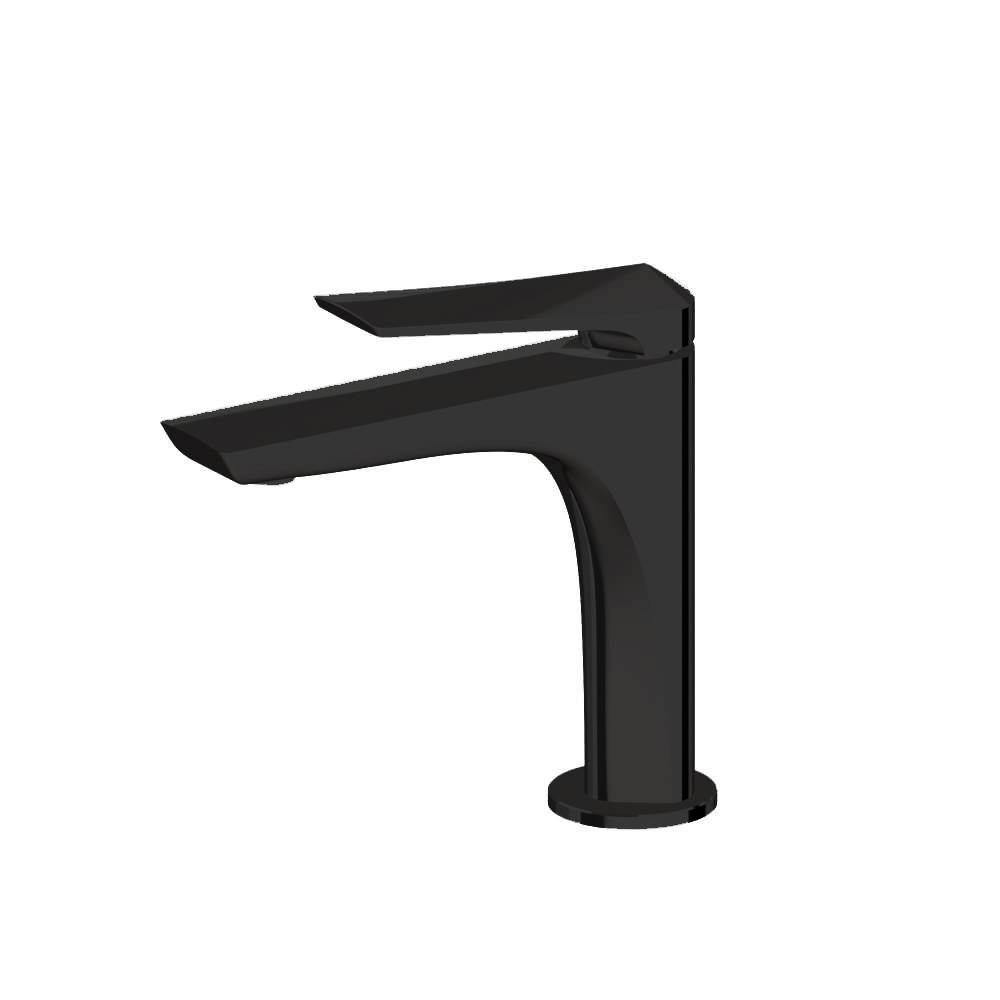 [1621C1795] Mélangeur de lavabo DELTA ZERO, Eco+, S 128 mm, goulot fixe sans vidage, groupe acoustique NT, 58.063 PVD Gun Metal