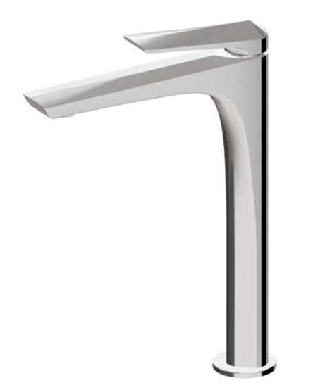[1621C1799] Mélangeur de lavabo DELTA ZERO, Eco+, S 165 mm, H 250 jusqu'à l'aérateur, goulot fixe sans vidage, groupe acoustique NT, chromé