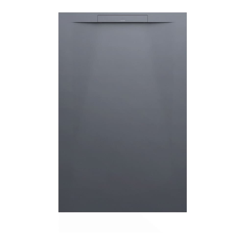 [1620C1826] Receveur de douche Pro S 140 x 90 x 3,2 cm Marbond, extra-plat écoulement linéaire antidérapant, également adapté pour montage à fleur, standard, Anthracite mat
