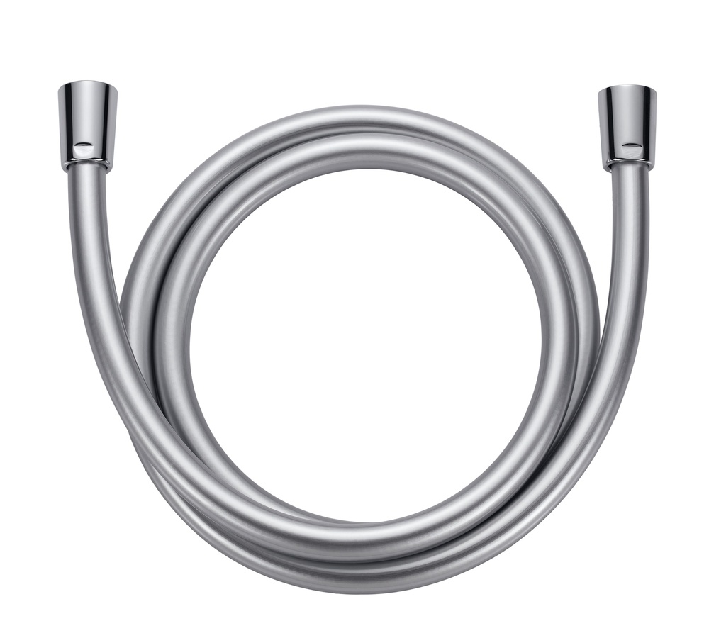 [1621C1838] Tuyau flexible de douche SUPREME 150 cm, 1/2" x 1/2" synthétique, cône pivotable, chromeline