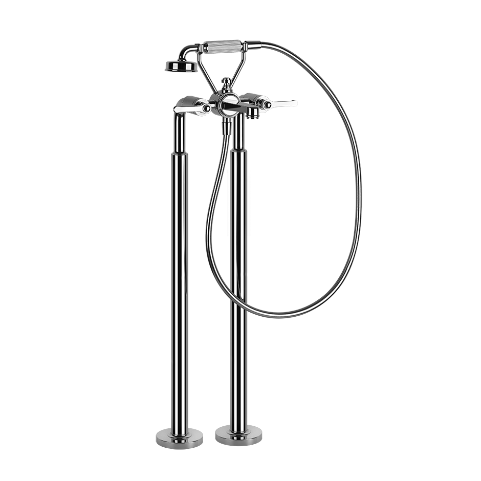 [1621C1850] Partie apparente pour mélangeur bain-douche sur pied VENTI20 avec douchette et flexible, 149 Finox