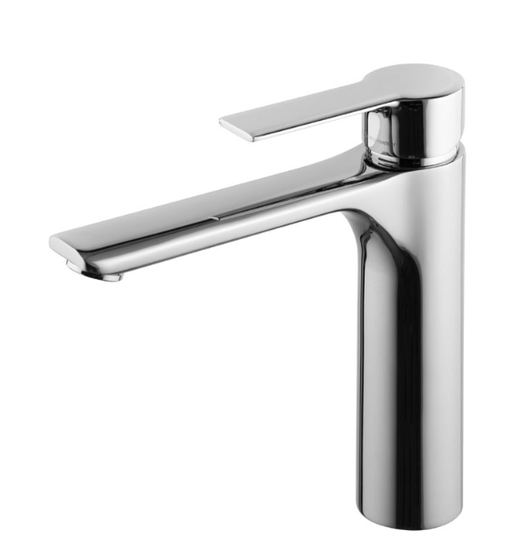 [1621H0926] Mélangeur de lavabo MAST, S 158 mm Hauteur jusqu'à l'aérateur 157 mm sans vidage et bonde, chromé