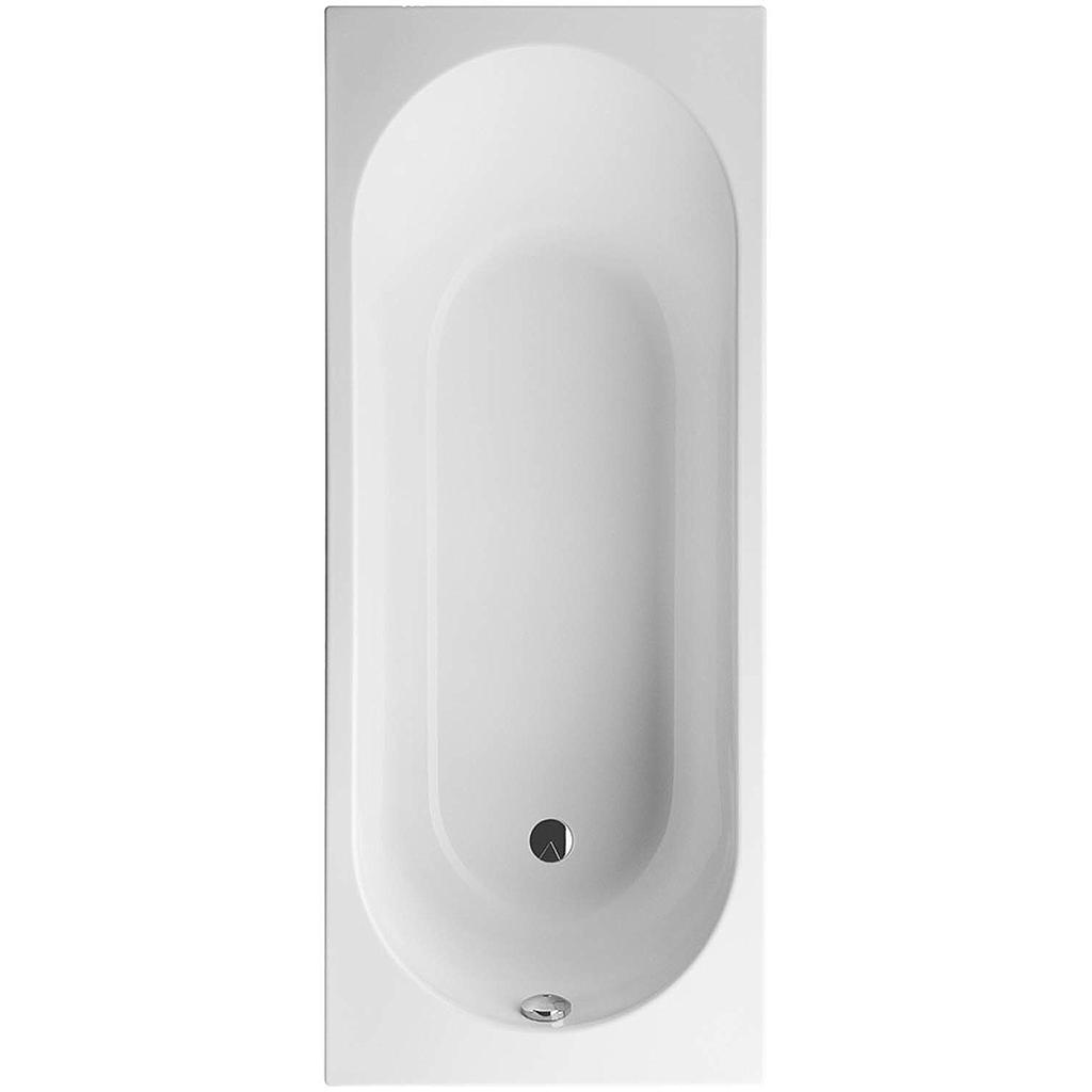 [1610C0143] Baignoire O.NOVO 170 x 75 x 49,5 cm matière synthétique (acrylique), blanc