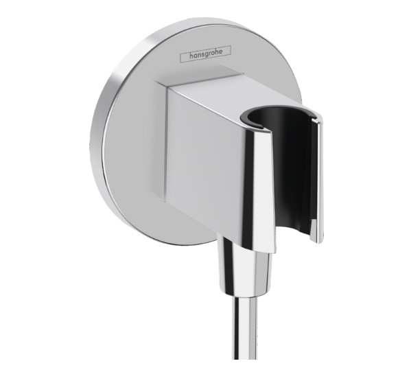 [1621C1865] Coude de raccordement FixFit S 1/2", support fixe clapet anti-retour, chromé
