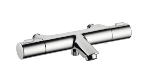 [1621C1866] Mélangeur de bain KWC THERM FIT, E 153 mm, nu SmartControl, classe énergétique D, groupe acoustique I, chromeline