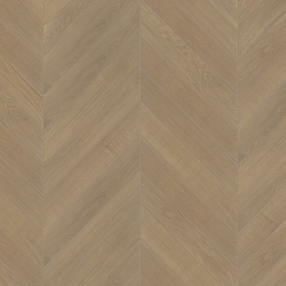 Parquet 3plis Point de Hongrie - Natur- chêne Sienne vernis mat - 1 frise monol.mini-chf-610x90x15mm-CU: 3.5mm - rainé-crêté - 0.878 m2/cart. - 42.163m2/palette - 8.69 kg/m2