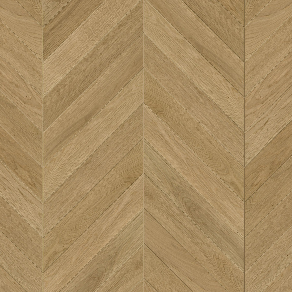 Parquet 3plis Point de Hongrie - Natur- chêne Natur vernis mat - 1 frise monol.mini-chf-610x90x15mm-CU: 3.5mm - raine-crêté - 0.878 m2/cart. - 42.163m2/palette - 8.69 kg/m2