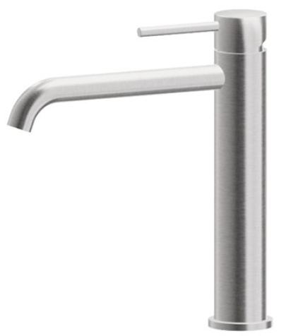 [1621C1888] Mélangeur de lavabo haut X-STEEL 316, S 190 mm H. 278 mm, sans vidage, 59.064 Brushed Gun Metal