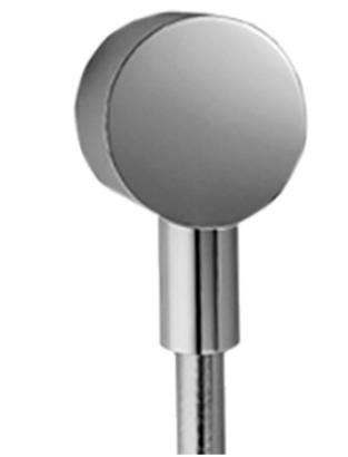 [1621C1924] Coude de raccordement Starck 1/2", angle de raccordement métal clapet anti-retour, chromé