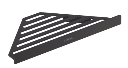 [1690C1596] Corbeille de douche AddStoris modèle d'angle, L 30,5 cm, noir mat