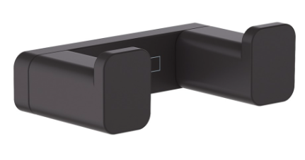 [1690C1622] Crochet à linge AddStoris double S 3,6 cm, L 6,6 cm, noir mat