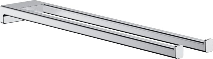 [1690C1627] Porte-serviette AddStoris S 44,5 cm, 2 bras fixes, chromé