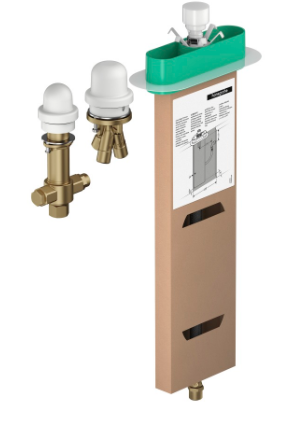 [1621C2007] Corps d'encastrement Hansgrohe pour garniture de remplissage 3-trous, pour montage sur rebord de baignoire