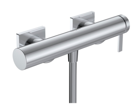 [1621C2044] Mélangeur de douche Tecturis E - E 138-162 mm, raccords S débit 12,3 l/min groupe acoustique I, chromé