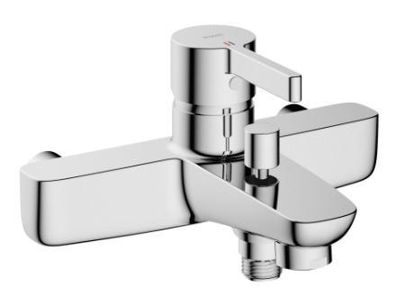 Mélangeur de bain FUN E 153 mm, nu, Classe d'énerige C, Groupe acoustique II, chromeline