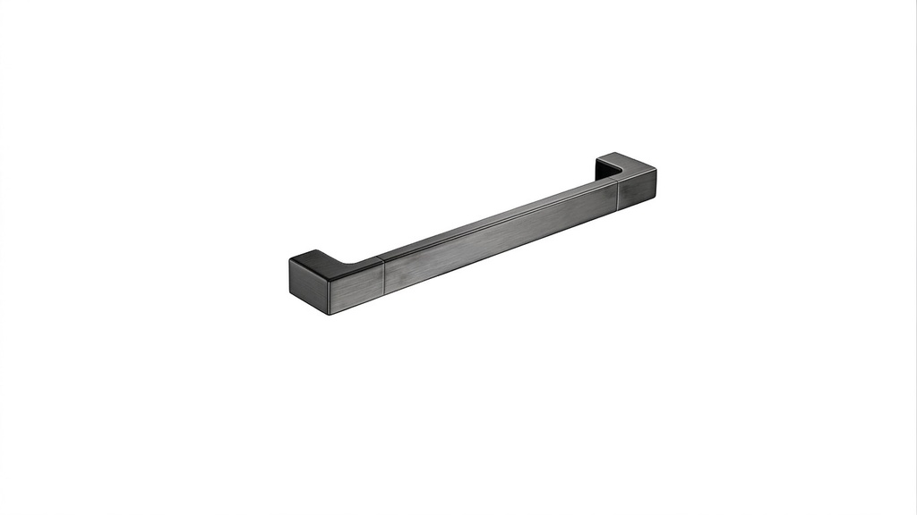 Barre d'appui LEO - 45 cm, Gun metal brossé