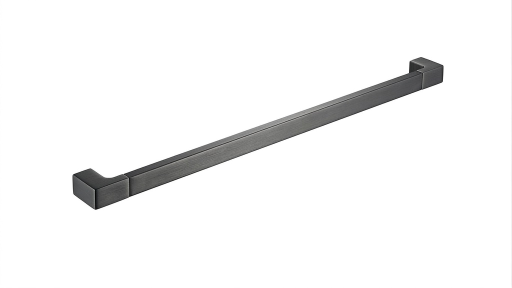 Barre d'appui LEO - 60 cm, Gun metal brossé