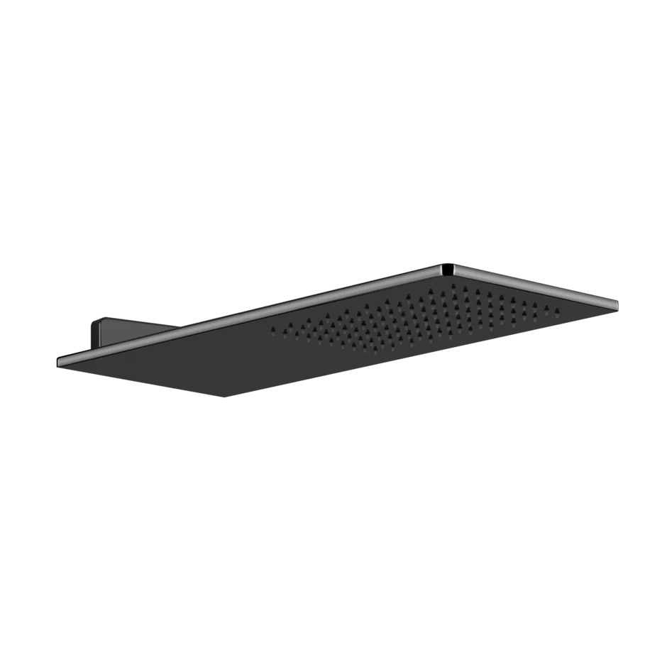 [1621C2111] Douche murale RETTANGOLO 200 mm S 550 mm, 1/2" système anticalcaire, Black Metal Brossé PVD