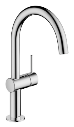 [1621S0955] Mélangeur de lavabo Ono E - S 160 mm, goulot orientable 120°, sans vidage, tuyaux de raccordement flexibles 3/8", classe énergétique A, chromeline