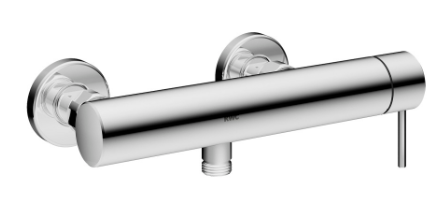 [1621S0966] Mélangeur de douche Ono E - E 153 mm, raccords d'arrêt 1/2" x 1/2", classe énergétique A, acier inoxydable