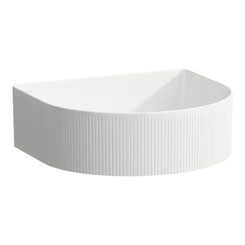 [1624C0802] Lavabo à poser Sonar 36,5 x 41 cm, SaphirCéramique avec texture sans trop-plein, sans trou robin., standard, blanc
