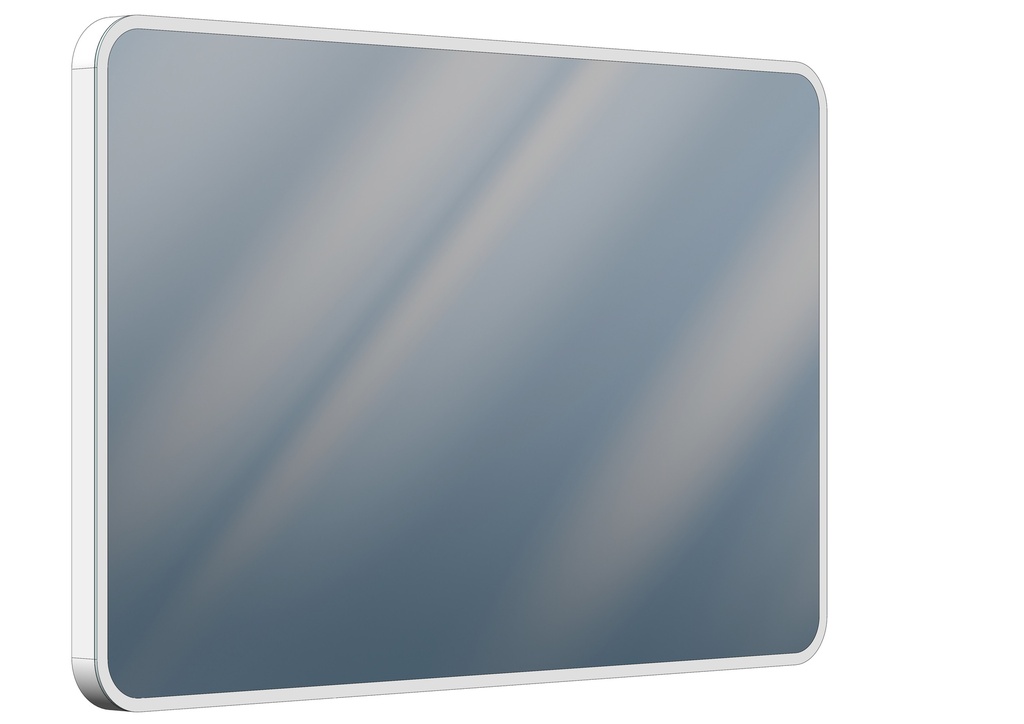 [1617C0592] Miroir lumineux SPHERA LED SPL 120 blanc, L 120 x H 75 x P 4.5 cm, LED 55 W, commande en bas au milieu, graduable et tunable white, Lumen 6560