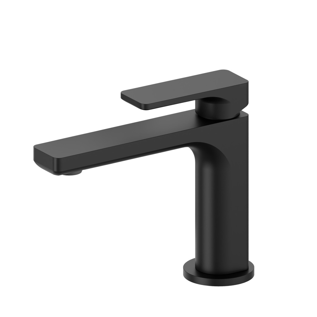 [1621H0945] Mélangeur de lavabo B-EASY S 125 mm, sans vidage, débit 5 l/min, noir mat