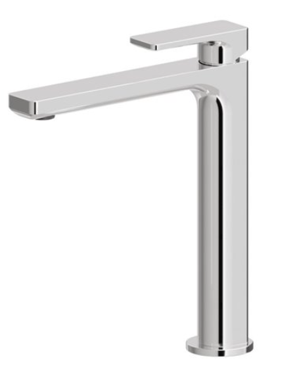 [1621H0946] Mélangeur de lavabo B-EASY S 165 mm, version moyenne Hauteur 202 mm jusqu'à l'aérateur sans vidage, débit 5 l/min, chromé