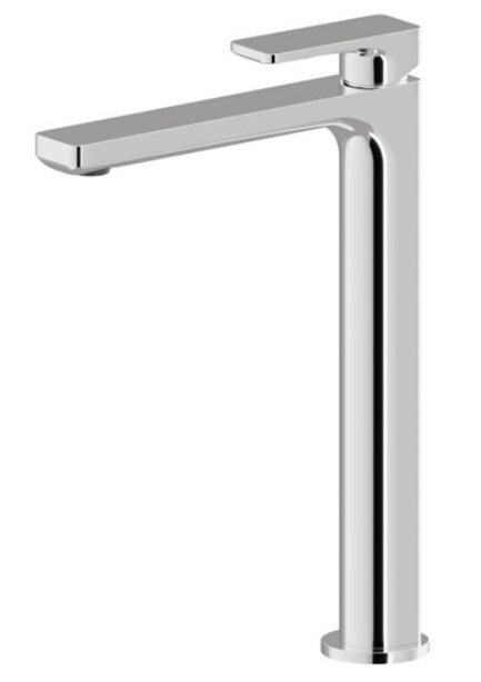 [1621H0948] Mélangeur de lavabo B-EASY S 165 mm, version haute Hauteur 252 mm jusqu'à l'aérateur sans vidage, débit 5 l/min, chromé