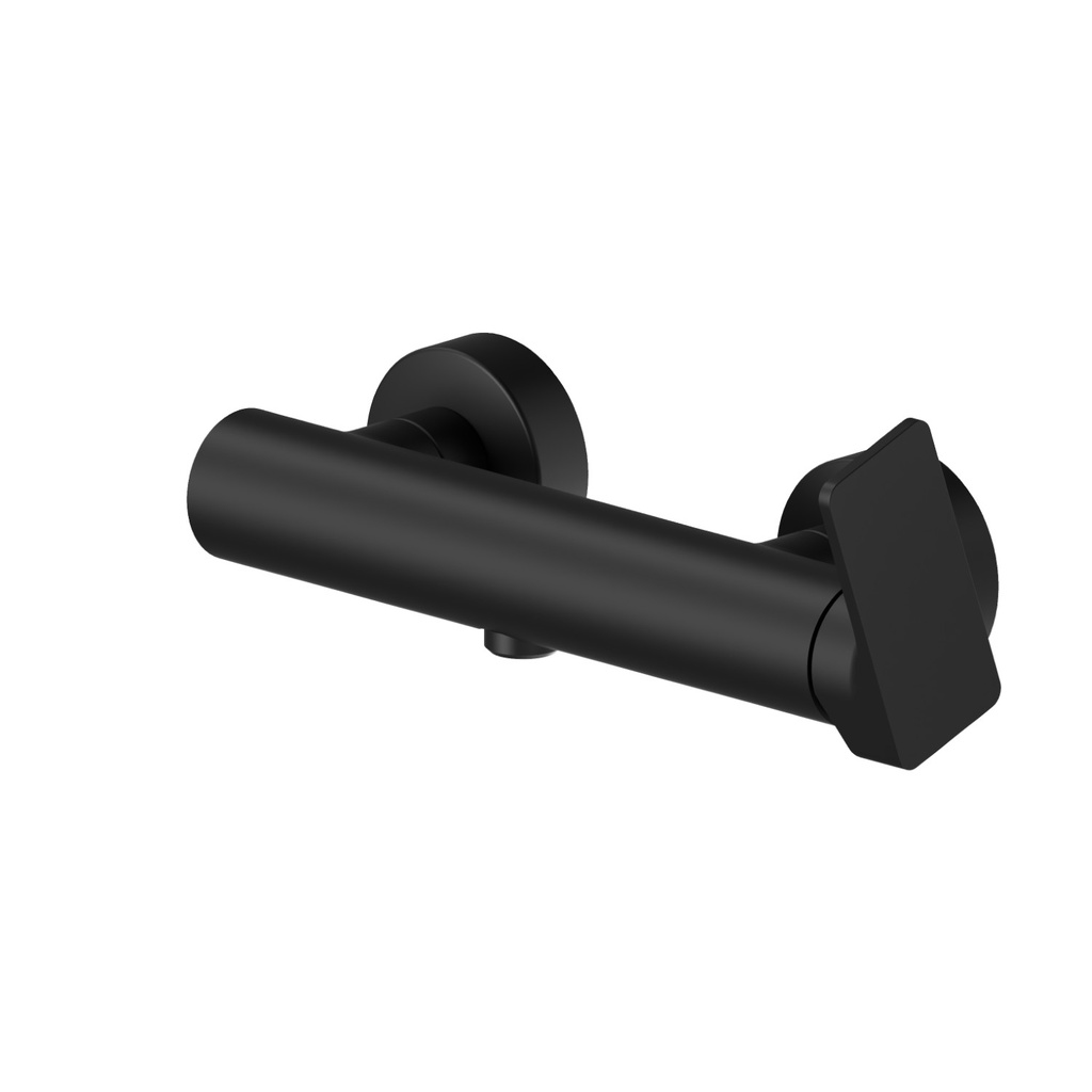 [1621H0971] Mélangeur de douche B-EASY, E 150 mm, nu, avec raccords excentriques 1/2" x 3/4", noir mat