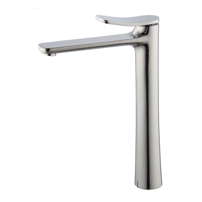 [1621C2134] Mélangeur de lavabo réhaussé FLO, S 170 mm - H 260 mm jusqu'à l'aérateur sans vidage, débit 5l/min, CR Chromé