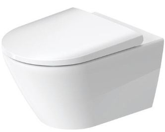 Cuvette murale MATRIX UP 54 x 37 cm, céramique, rimless pour chasse d'eau à encastrer matériel de fixation Durafix, HygieneGlaze, blanc mat