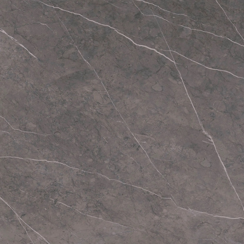 Grès cérame non émaillé Malmö - Gris marbre - 600x600x8mm ret poli brillant - 1.44 m2 - 18Kg/m2 - V3 - 46.08 m2/palette
