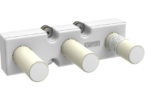 [1621H1005] Corps à encastrer TWINPRIME/KARTELL/MEDA, set de base pour batterie murale à 3 trous