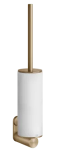 [1690C1726] Porte-balayette mural blanc, 726 Warm Bronze Brushed PVD