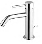 [1621C2286] Mélangeur de lavabo SPILLO UP S 117 mm, goulot fixe vidage excentrique, groupe acoustique NT, chromé