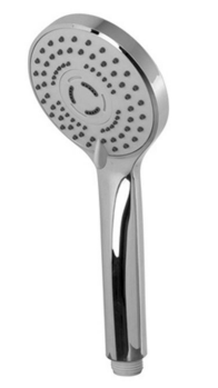 [1621C2287] Douchette à main en ABS, diam. 96.5 cm, 3 jets, anticalcaire, chromé