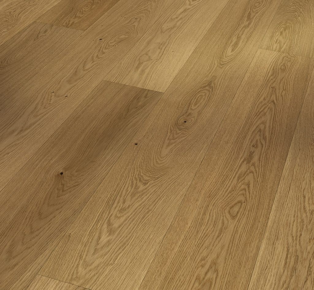 Parquet 3plis Label Magenta Natur- chêne vernis mat 1 frise monol.mini-chf- 2200x185x13 - 3.663m2/cart. - 117.216m2/pal. - 8kg/m2