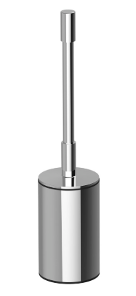 Porte-balai de WC SWING modèle à poser couvercle de fermeture, chromé