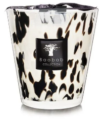 BAOBAB Candle Max 16 Black Pearls - 16 cm / 2.3 kg