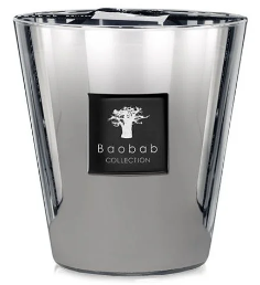 Baobab Platinum White candle max 10