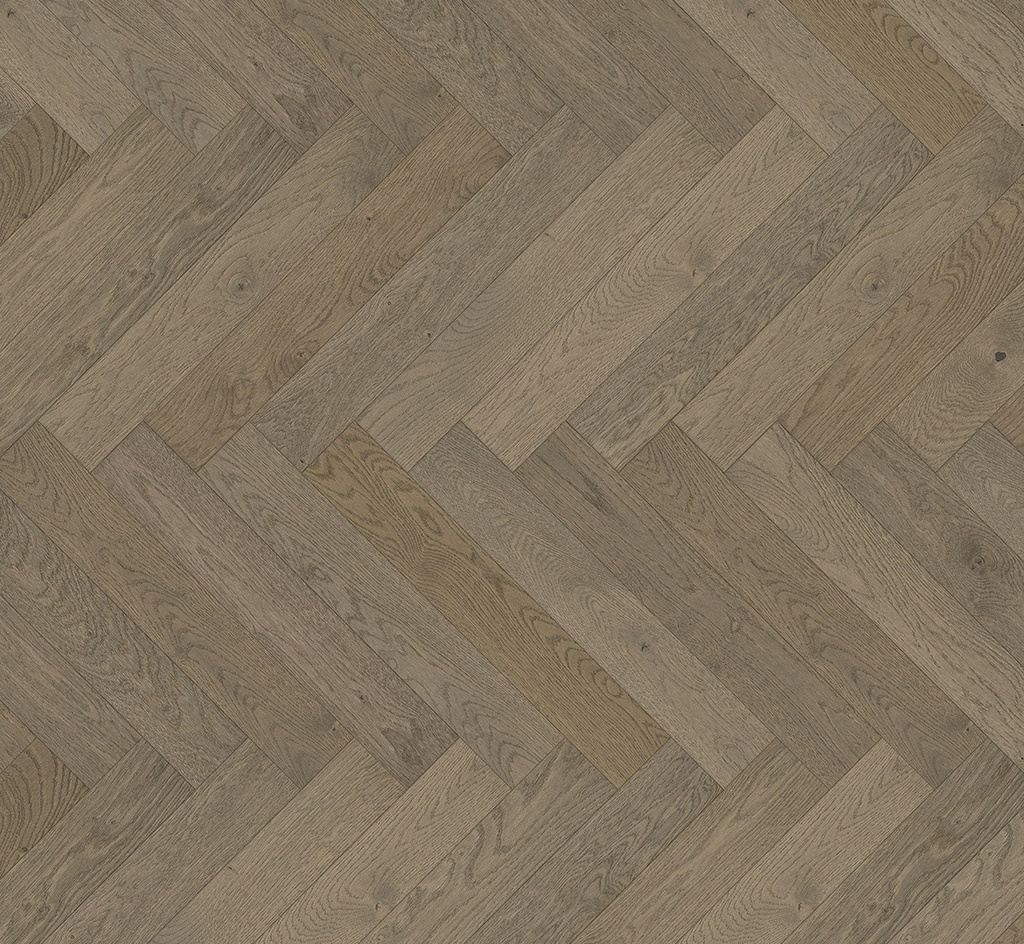Parquet 3plis (pose à bâton rompu) Living Plus- chêne chalet gris vernis extramat 1 frise monol.mini-chf- 570x95x13/3.6 - 0.866m2/cart. - 31.19m2/pal. - 8.64 kg/m2