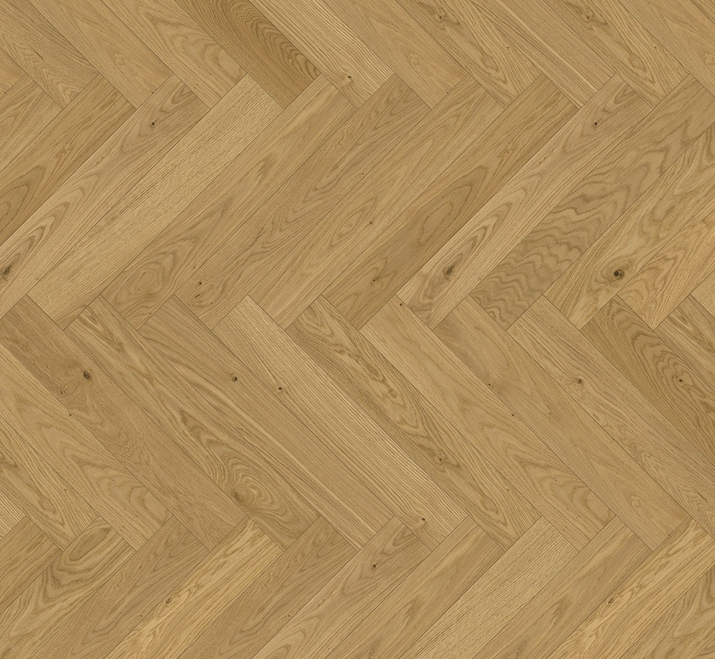 Parquet 3plis (pose à bâton rompu) Living Plus- chêne Bardolino naturel vernis mat 1 frise monol.mini-chf- 570x95x13/3.6 - 0.866m2/cart. - 31.19m2/pal. - 8.64 kg/m2
