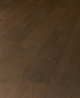 Parquet 3 plis lame large Tactus Espresso vernis extra mat 1 frise monol.mini-chf - 2200x185x13/3.6 mm - 3.663m2/cart. - 117.216m2/palette - 8 kg/m2