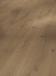 Parquet 3 plis lame large Tactus Nougat vernis extra mat 1 frise monol.mini-chf - 2200x185x13/3.6 mm - 3.663m2/cart. - 117.216m2/palette - 8 kg/m2