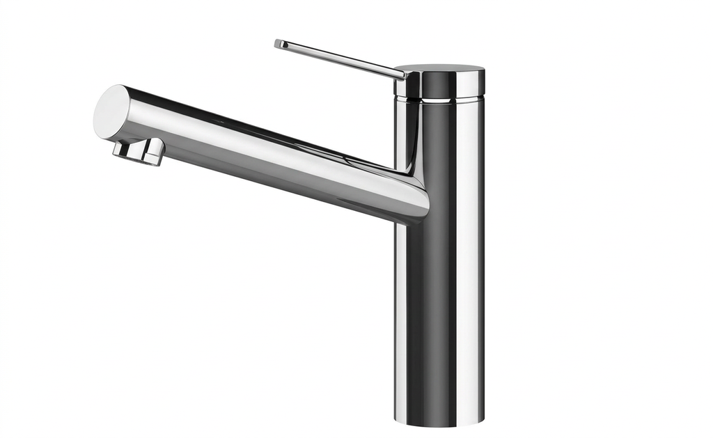 [1621C2461] Mélangeur de cuisine Gessi Zetrix, S 205 mm goulot orientable, classe énergétique A, chromé