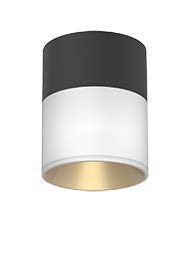 [2212C0004] TUBE APP - PEARL Ceiling - 10W - 36° - 3000K - 870lm - DIMMABLE - Noir / Blanc / Or