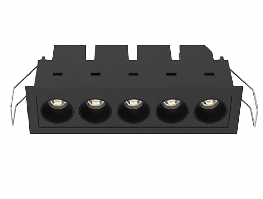 [2212C0039] REC - FUSION G2 FF5 - 3000K - 13W - 850lm - 24° - UGR19 - ON/OFF - Noir
